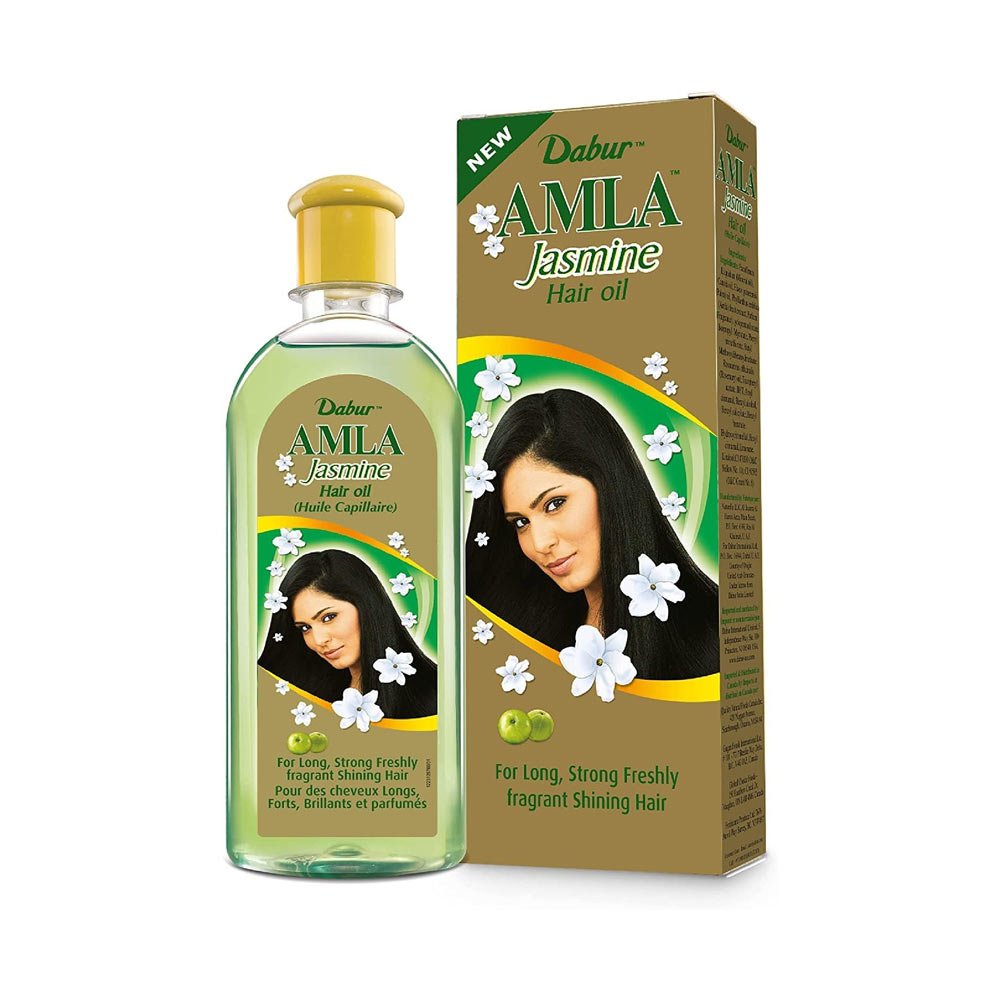 Dabur Amla Jasmine Hair Oil 200 ml – Nourishing Care for Dyed & Damaged Hair with Natural Jasmine