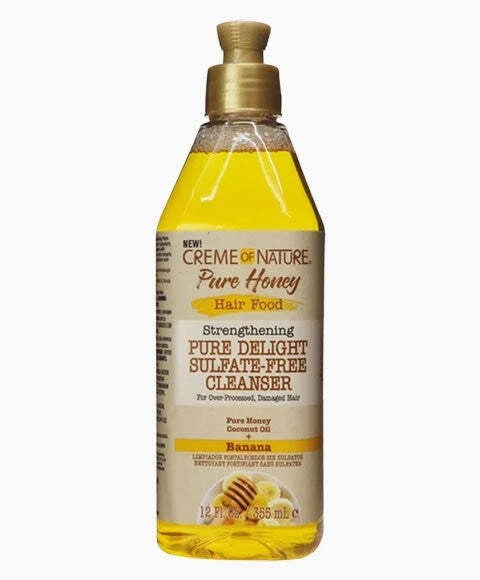 Creme of Nature Pure Honey Sulfate-Free Cleanser 355ml – Strengthen & Gentle Cleanse