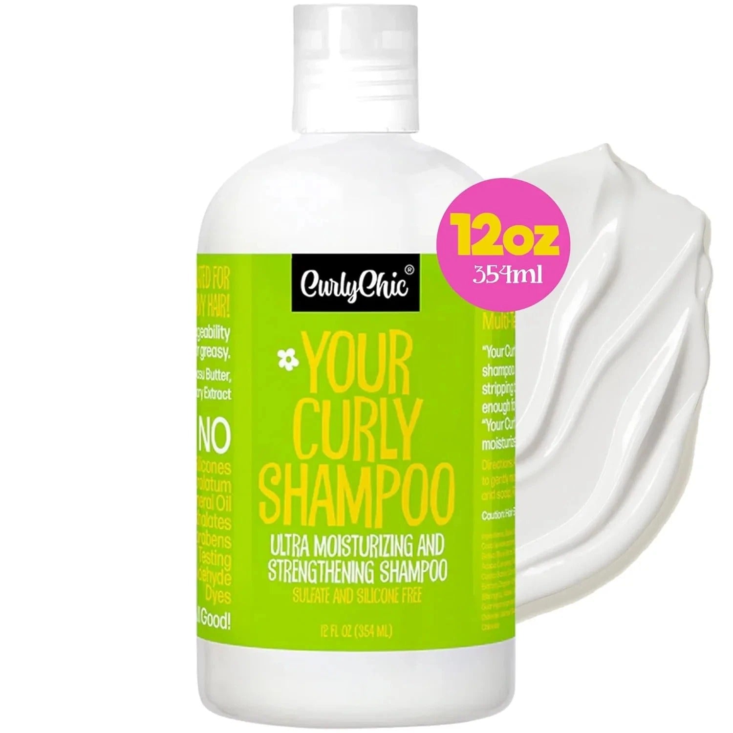 Curly Chic Your Curly Shampoo 354 ml – Gentle Deep Cleanse for Healthy Curls