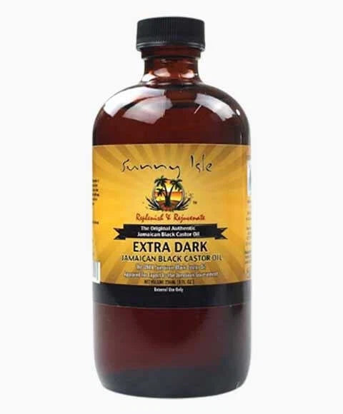 Sunny Isle Extra Dark Jamaican Black Castor Oil – 100% Pure Hair & Skin Nourishing Oil