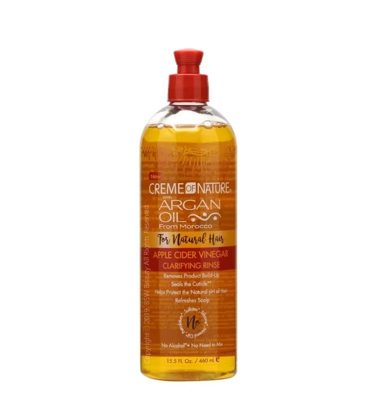Creme of Nature Apple Cider Vinegar Clarifying Rinse 460ml – pH Balance & Scalp Refresh