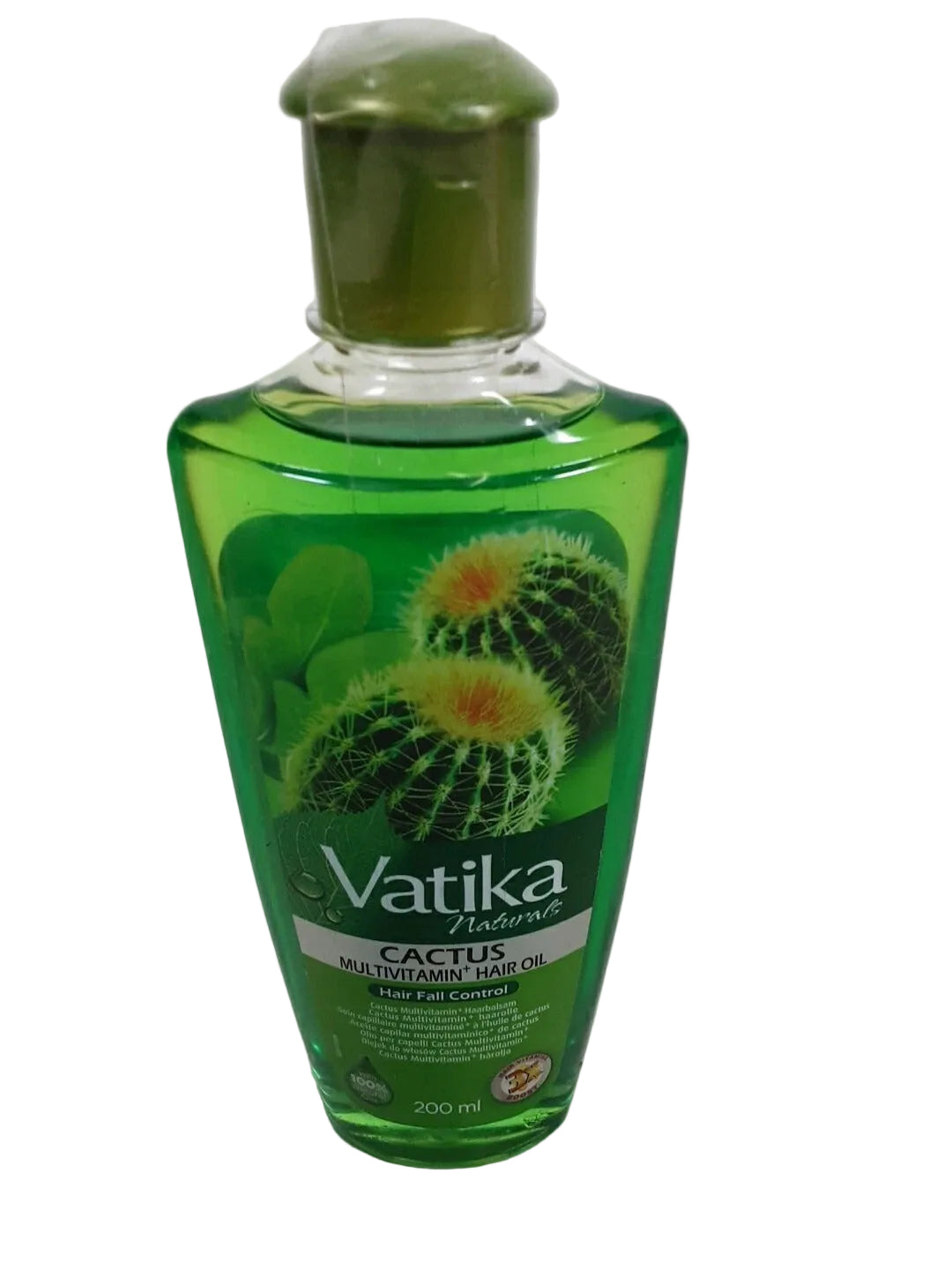 Dabur Vatika Naturals Cactus Enriched Multivitamin Hair Oil 200ml – Hair Fall Control Oil