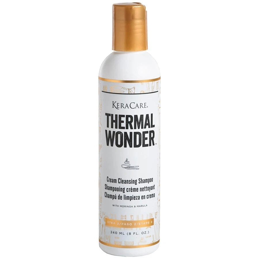 KeraCare Thermal Wonder Cream Cleansing Shampoo 240ml – Sulfate-Free Moisturizing Shampoo