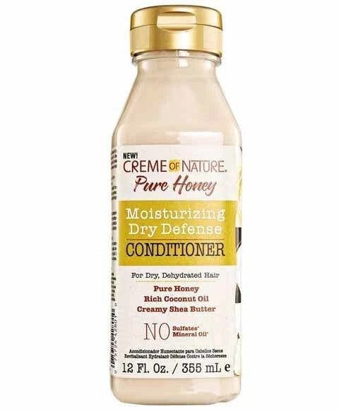 Creme of Nature Pure Honey Dry Defense Conditioner 355ml – Moisture Restore & Softness