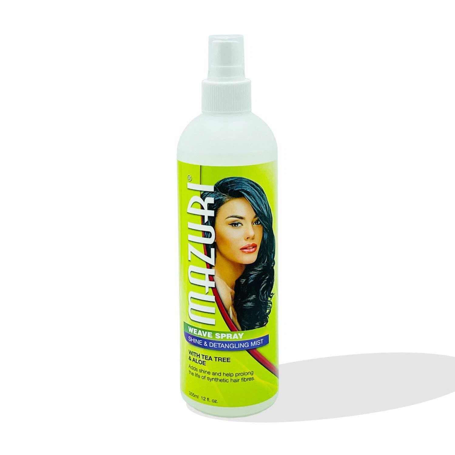 Mazuri Weave Spray Shine & Detangling Mist 355ml – Strength & Moisture for Synthetic Hair