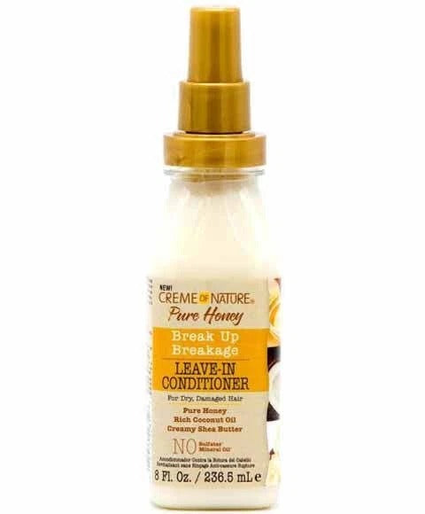 Creme of Nature Pure Honey Leave-In Conditioner 236.5ml – Breakage Defense & Moisture Care