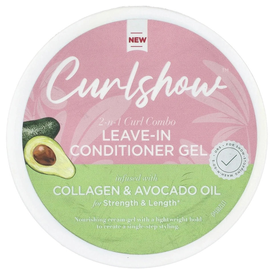 ORS Olive Oil Curl show Leave-In Conditioner Gel 453g – Collagen & Avocado Oil