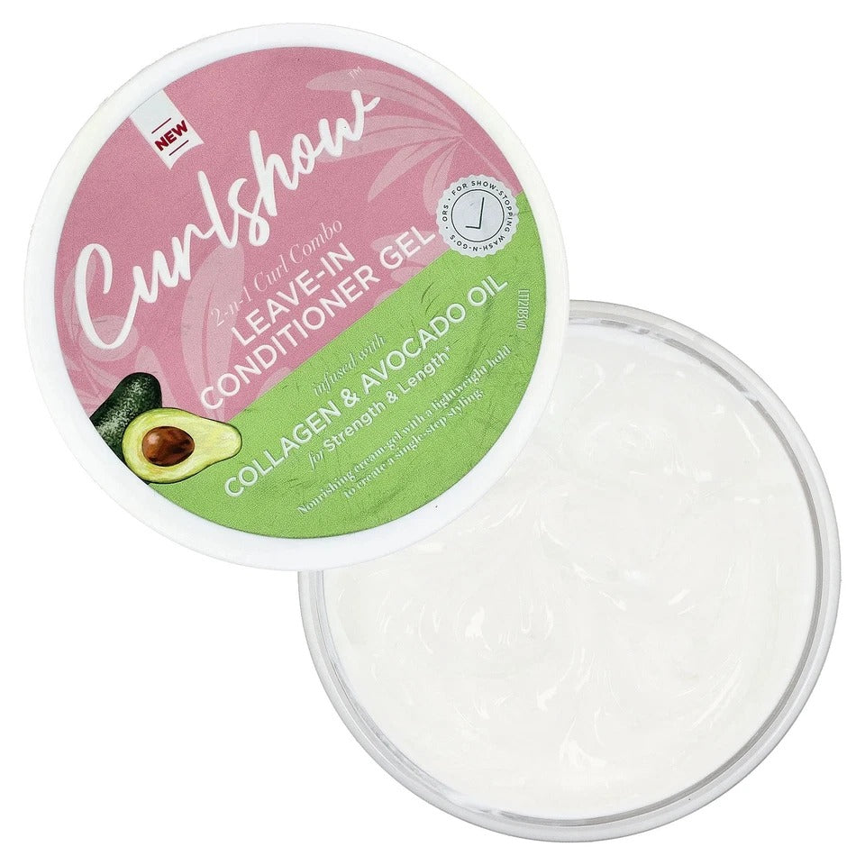 ORS Olive Oil Curl show Leave-In Conditioner Gel 453g – Collagen & Avocado Oil
