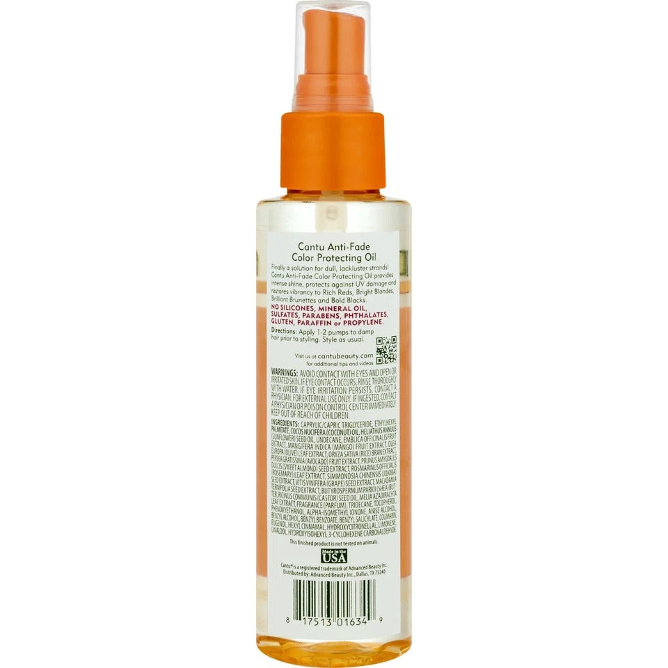 Cantu Anti-Fade Amla Oil 118 ml – Color Protection & Shine