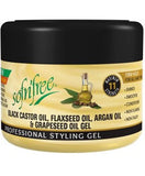 SOF N FREE 4 IN 1 BLACK CASTOR OIL PROFESSIONAL STYLING GEL