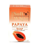 SWISS SOFT N WHITE PAPAYA HERBAL LIGHTENING SOAP - My Hair And beauty