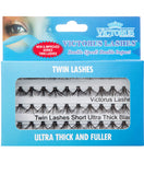 TWIN LASHES ULTRA THICK AND FULLER SHORT BLACK LASHES